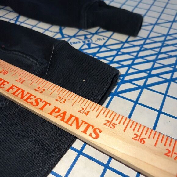 Vtg Champion Reverse Weave Hoodie Size Small Puff Embroidery Black Pullover - Picture 5 of 7